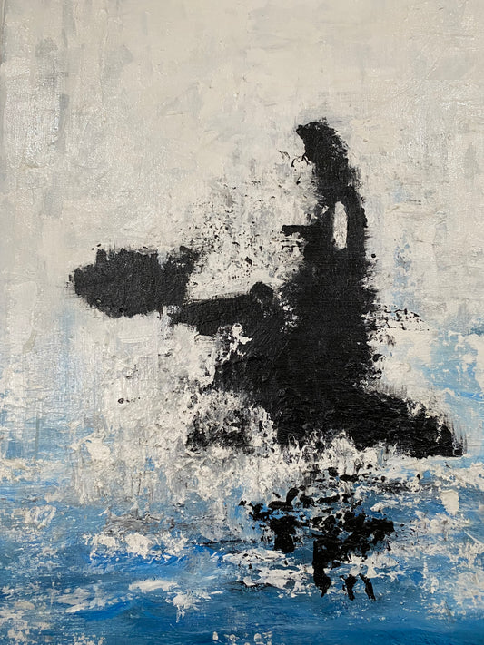 Orca - Acrílico sobre lienzo