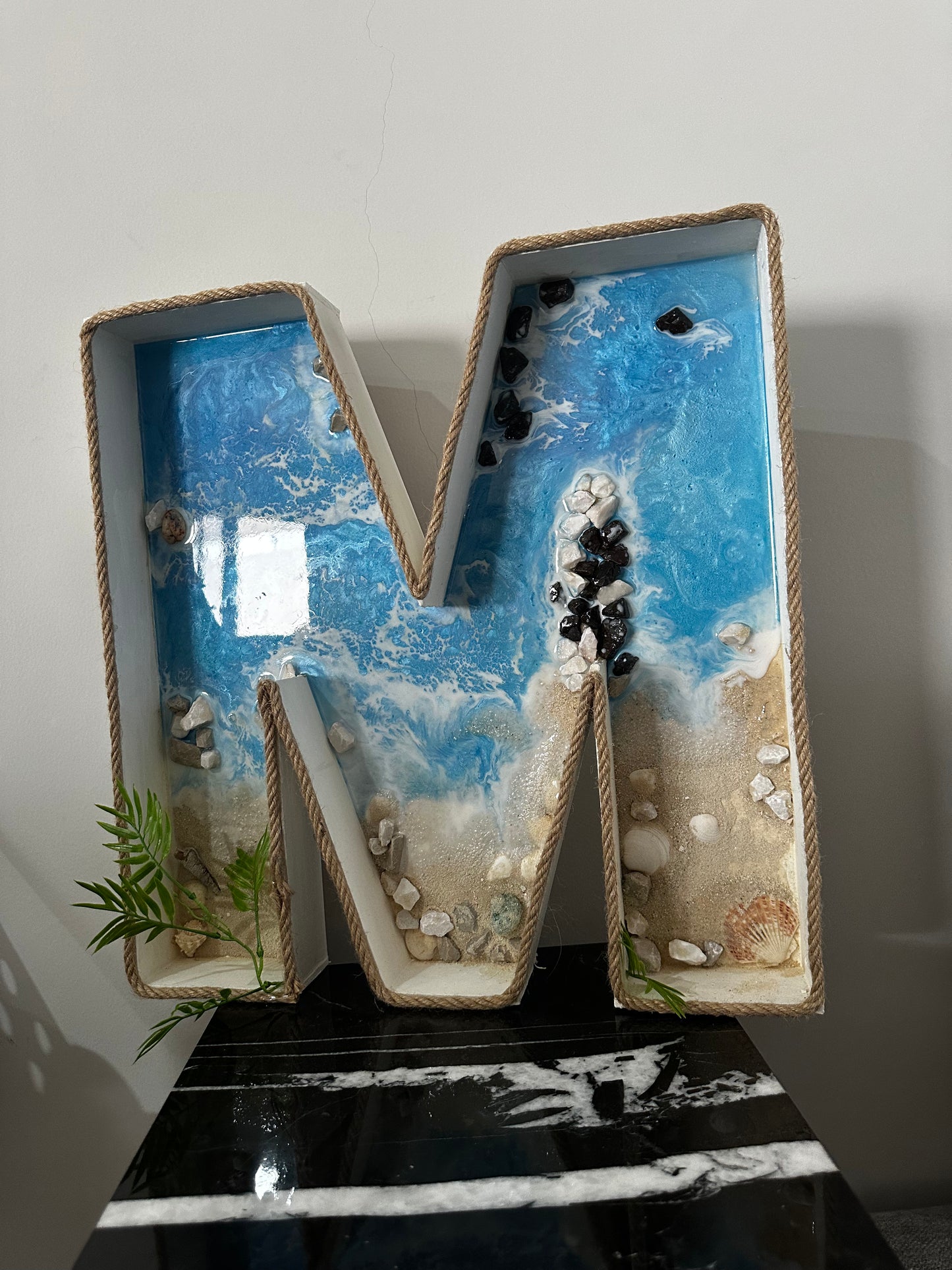 Personalized letter ocean