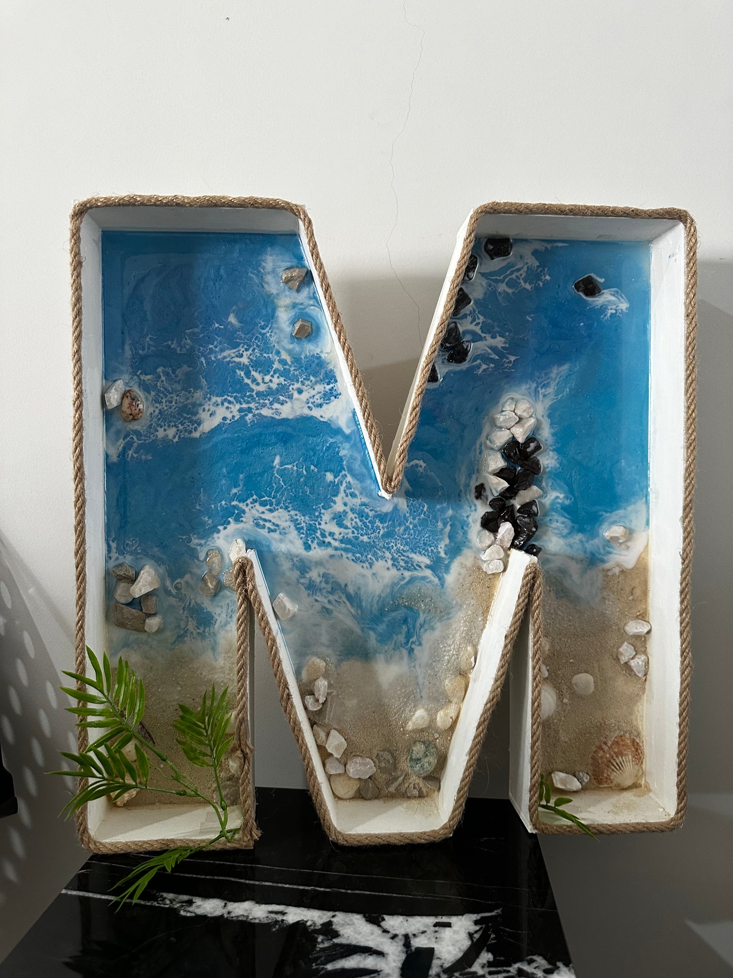 Personalized letter ocean