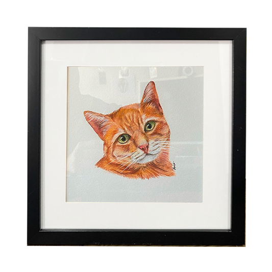 Individual pet portrait 25 x 25