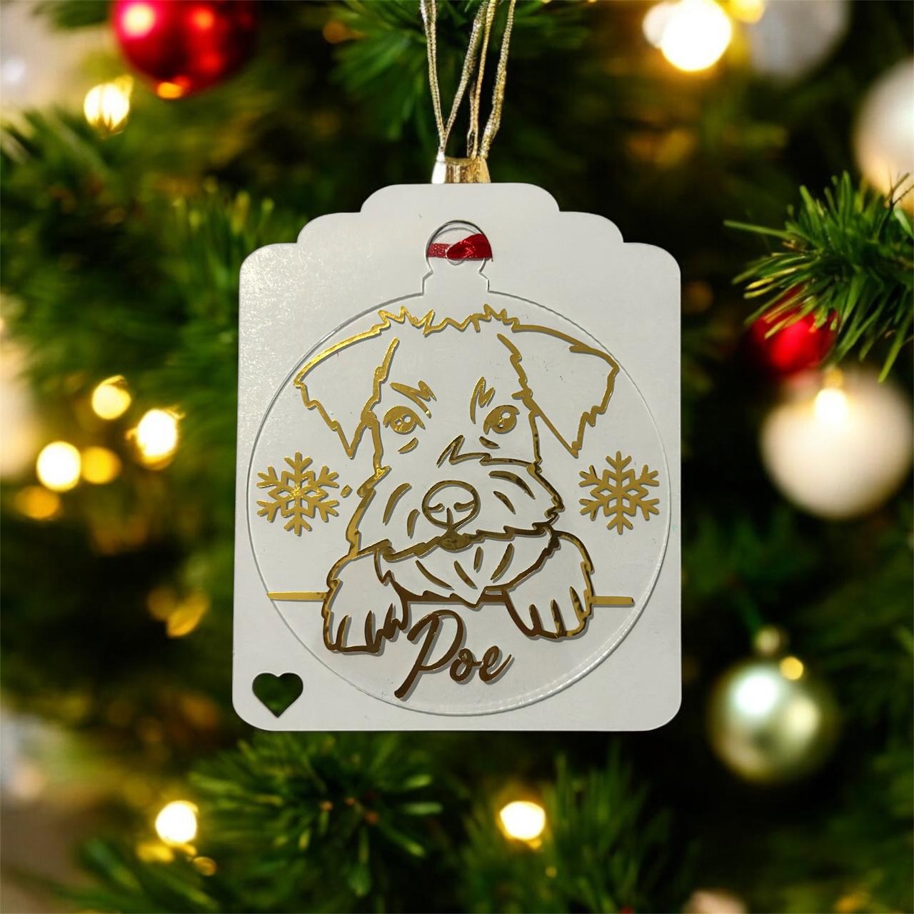 Esfera navideña personalizada