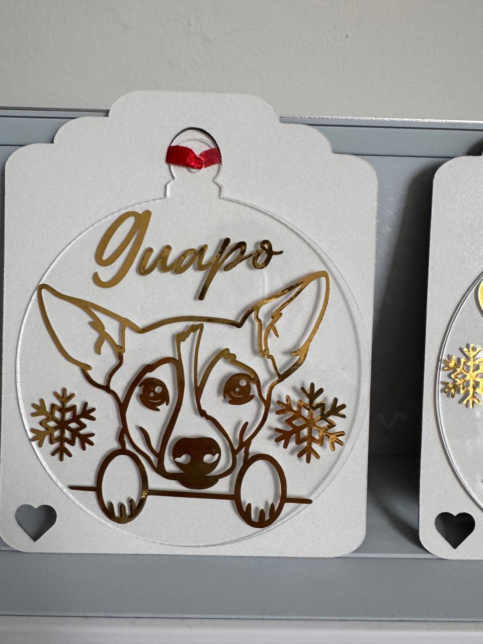 Esfera navideña personalizada