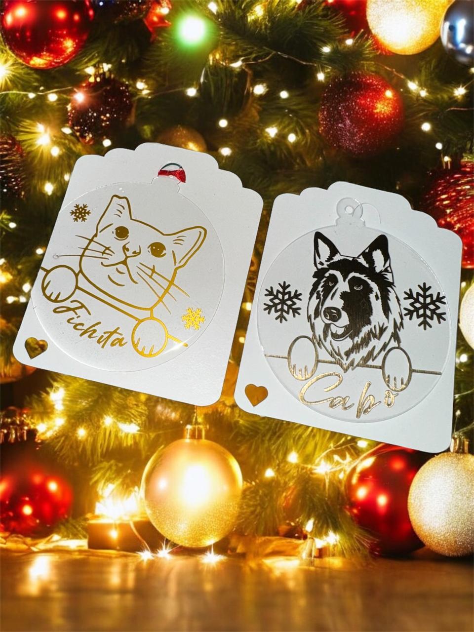 Esfera navideña personalizada