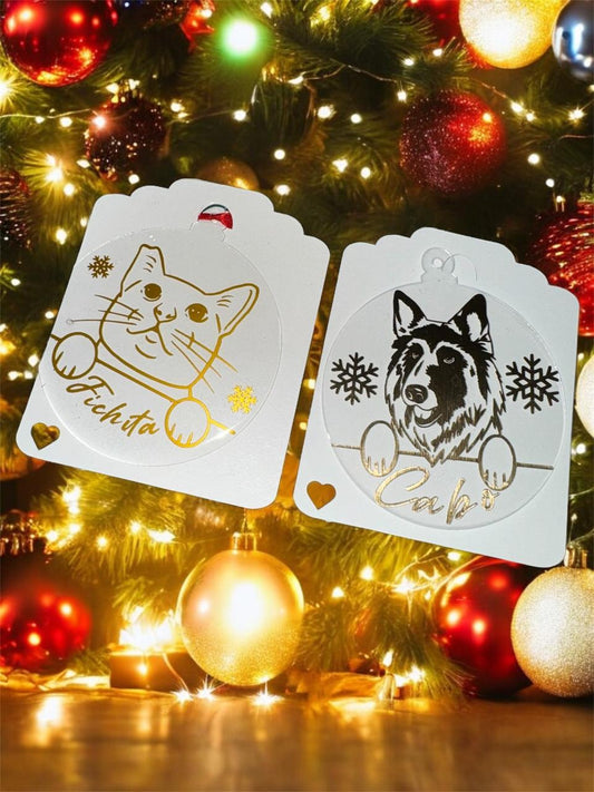 Esfera navideña personalizada